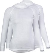 Avento Thermoshirt Lange Mouw Vrouwen - 2-Pack - Wit - Maat 42