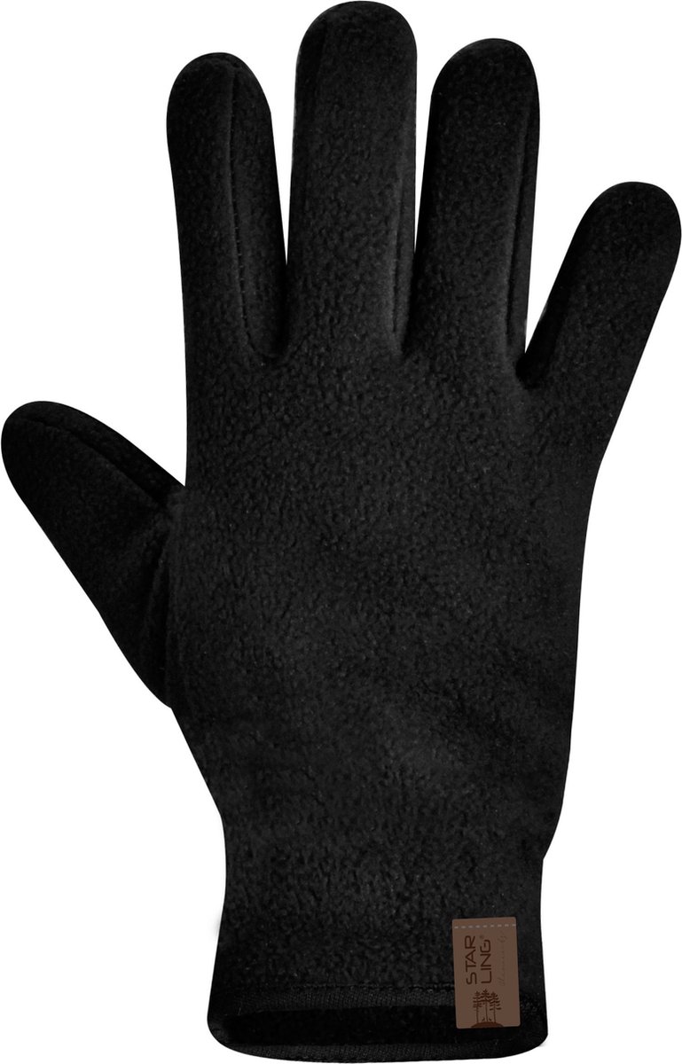 Starling Handschoenen Fleece Jr - Pim 2 - Zwart - 128 - Starling