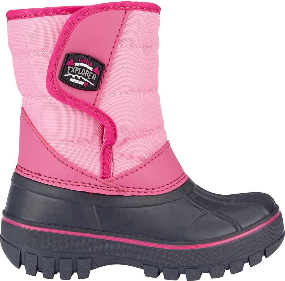 Winter-grip Snowboots Jr - Mountain Kid - Antraciet/Roze/Fuchsia - 23/24