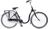 Aldo 28 inch lage instap fiets alu remnaaf zwart