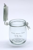 Voorraadpot - Tea - glas - transparant - 10 x 13 x 13,5 cm hoog