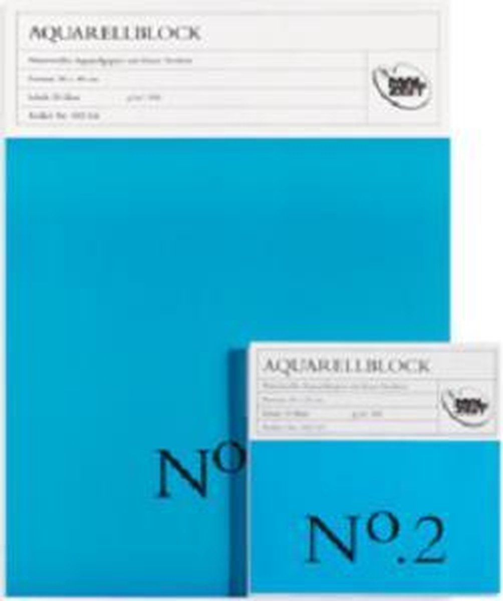 Aquarelblok - Aquarelpapier - Wit - 24 x 34 cm - 300 grams - AMI - 20 vellen