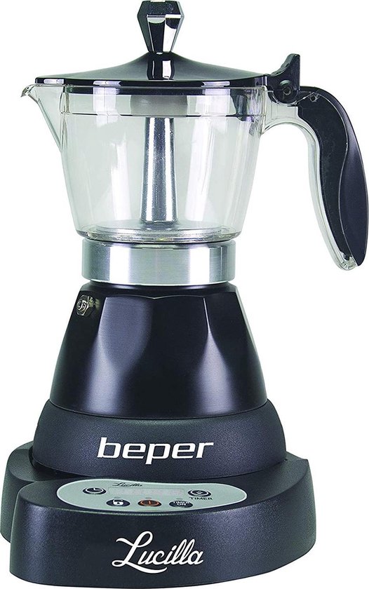 Beper BC.041N- elektrische espressomachine- 3 koffiekopjes | bol.com