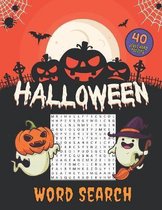 Halloween Word Search 40 Level Hard Puzzles