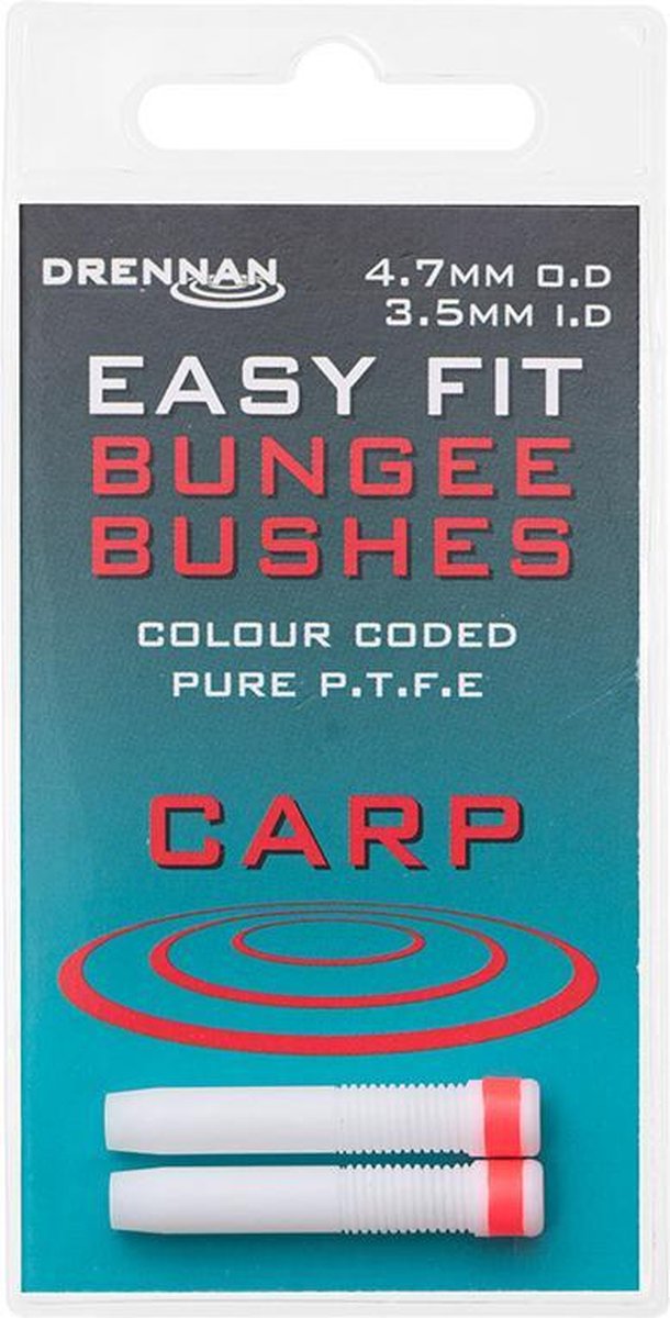 Drennan Easy Fit Bungee Bush - Carp - 3.5mm ID - Rood