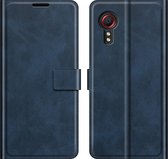 Coverup Deluxe Book Case - Geschikt voor Samsung Galaxy Xcover 5 Hoesje - Blauw