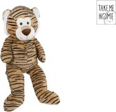 Take Me Home Knuffel Tijger Junior 59 X 95 Cm Pluche Bruin