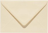 40x luxe wenskaartenveloppen C6 114x162mm - 11.4x16.2 cm - 105 grams Creme