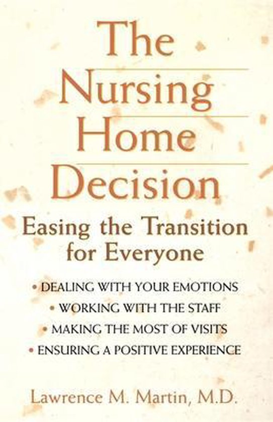 The Nursing Home Decision - cover