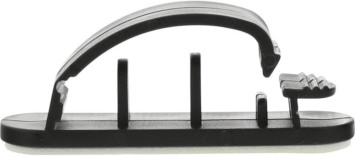 InLine Zelfklevende Kabelmanager 5,4cm 10 stuks Zwart