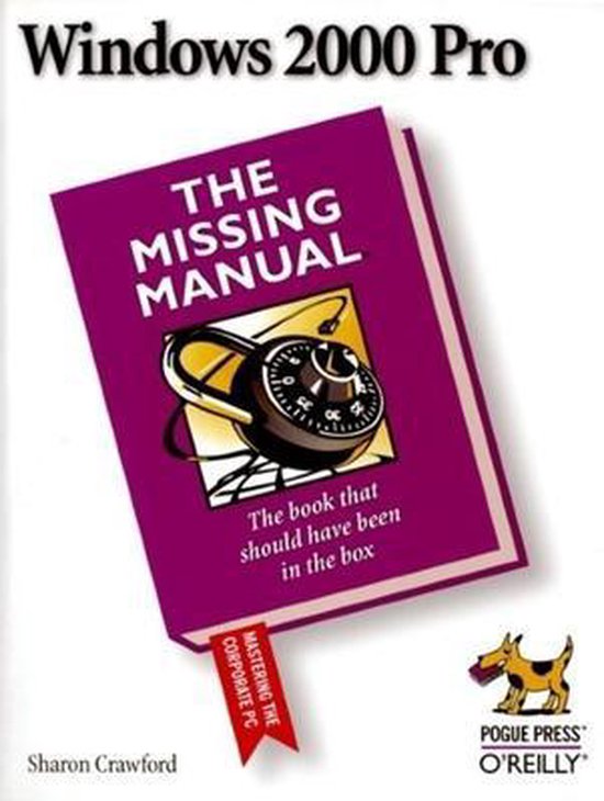 Windows 2000 Pro: The Missing Manual - cover