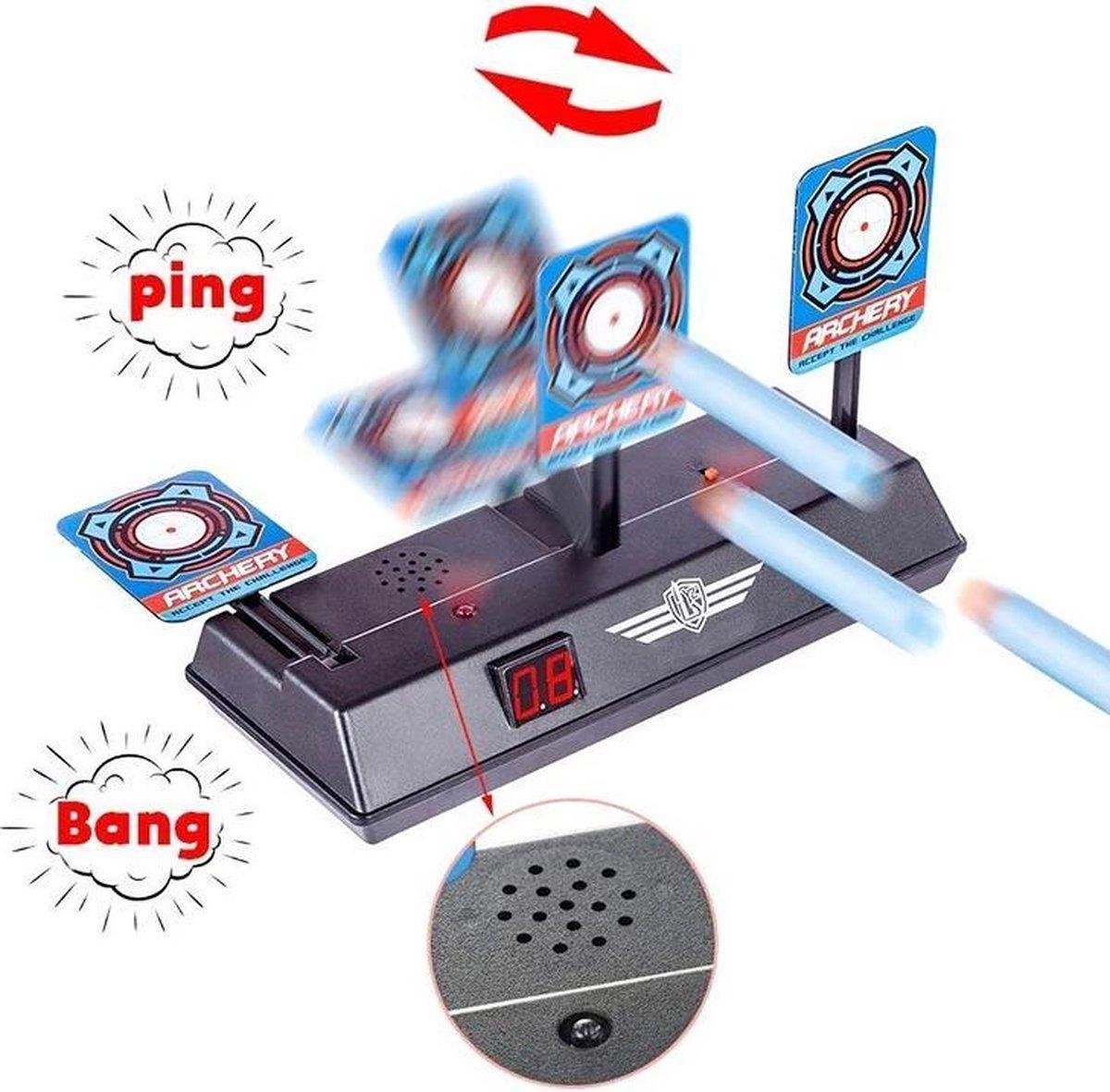 JGR Nerf Gun Schietschijf Target - Met geluidseffect & LCD Scorebord — afbeelding 4