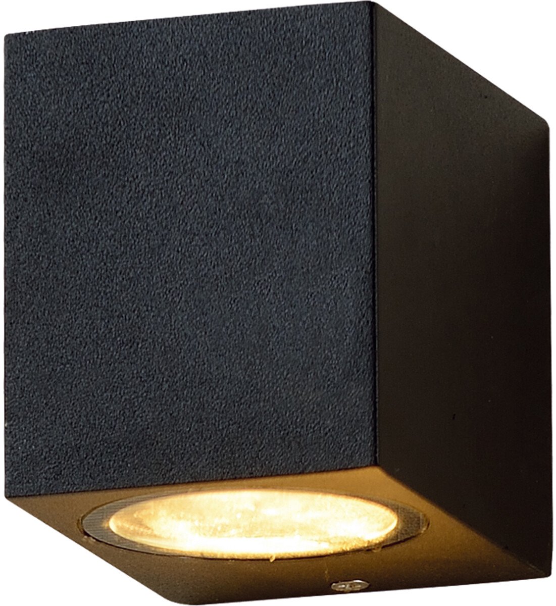 LED Tuinverlichting - Buitenlamp - Prixa Hoptron - GU10 Fitting - Vierkant - Mat Zwart - Aluminium