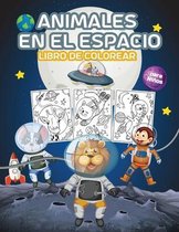 Animales en el Espacio Libro de Colorear para Ninos