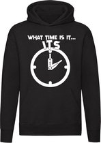 Its wine o clock hoodie | wijn | drank | alcohol | unisex | trui | sweater | hoodie | capuchon