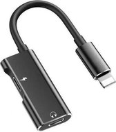 Lightning Splitter | Audio en Opladen | iPhone Splitter Adapter | Geschikt voor Apple iPhone / iPad / Koptelefoon | Lightning naar 2x Lightning