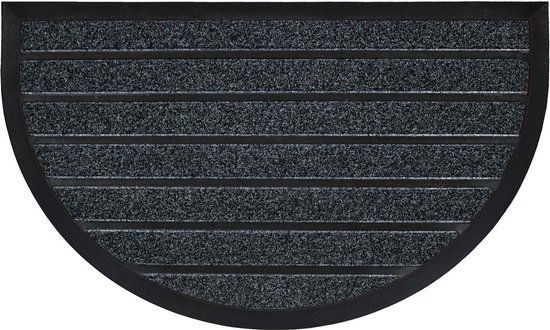 Livetti® Deurmat Doormat Hallmat 45x75cm Boot Scraper Marco Grijs