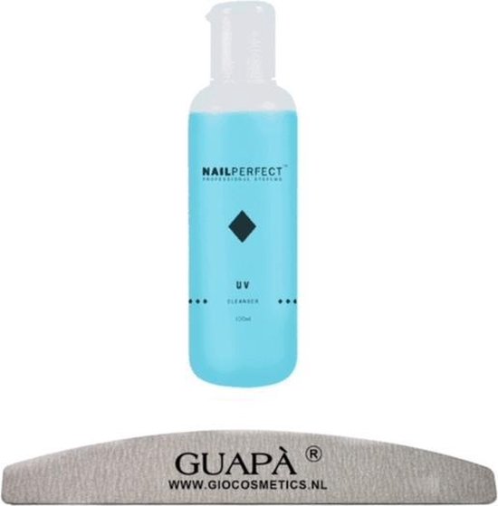 GUAPÀ - UV Cleanser voor het verwijderen van de Gel Plaklaag inclusief een Nagelvijl Moon 100/180 - 100 ml