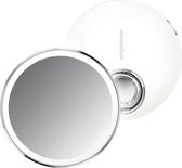 Simplehuman Spiegel Sensor Compact - RVS - 11x10.4x10.4 cm - Wit