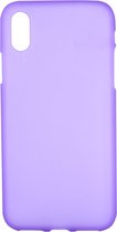 Apple iPhone XS Max Hoesje - Mobigear - Color Serie - TPU Backcover - Paars - Hoesje Geschikt Voor Apple iPhone XS Max
