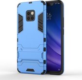 Huawei Mate 20 Pro Hoesje - Mobigear - Armor Stand Serie - Hard Kunststof Backcover - Blauw - Hoesje Geschikt Voor Huawei Mate 20 Pro