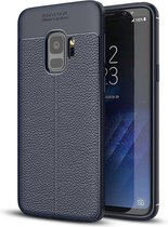 Samsung Galaxy S9 Hoesje - Mobigear - Luxury Serie - TPU Backcover - Blauw - Hoesje Geschikt Voor Samsung Galaxy S9