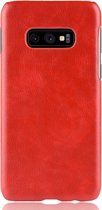 Samsung Galaxy S10e Hoesje - Mobigear - Excellent Serie - Hard Kunststof Backcover - Rood - Hoesje Geschikt Voor Samsung Galaxy S10e