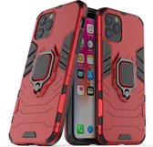 Mobigear Armor Ring Hardcase voor de iPhone 11 Pro - Rood