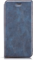 Apple iPhone 11 Hoesje - Mobigear - Slim Wallet Serie - Kunstlederen Bookcase - Blauw - Hoesje Geschikt Voor Apple iPhone 11