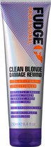 Fudge Professional - Clean blonde Damage Rewind Conditioner 250 ML & Clean Bl. Violet Shampoo 50 ml