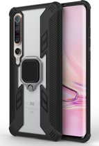 Mobigear Armor Ring Hardcase Hoesje - Geschikt voor Xiaomi Mi 10 Pro - Zwart