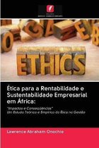 Ética para a Rentabilidade e Sustentabilidade Empresarial em África