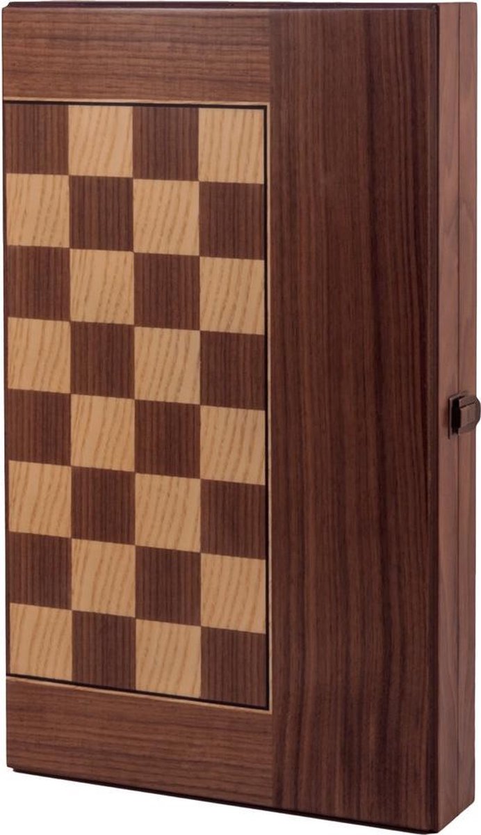 Generisch Star Backgammon-Set – Holz (MDF) 49x25,5x6 Cm, Für 2-4 Spieler Ab 6 Jahren