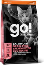 GO! SOLUTIONS CARNIVORE Graanvrije Zalm + Kabeljauwrecept 3.7kg