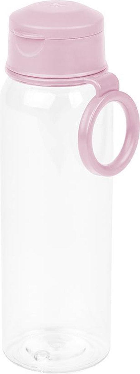 Amuse Basic Waterfles - Drinkfles Voor Volwassenen - Met Handige Draaglus - Roze - 500 ml