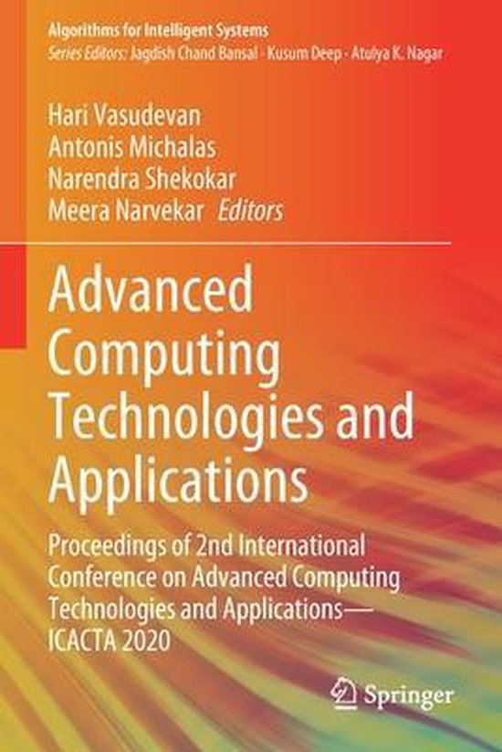 Advanced Computing Technologies and Applications - cover