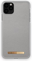 iDeal of Sweden Fashion Case Saffiano voor iPhone 11 Pro Max/XS Max Light Grey