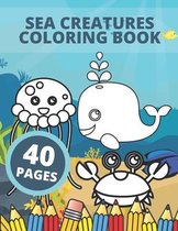 Sea Creatures Coloring Book