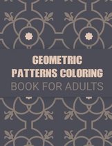 Geometric Patterns Coloring Books for Adults