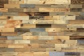 wodewa parement mural bois optique 3D vieux bois, 400, panneaux muraux autocollants 1m² décoration murale moderne bardage bois mur en bois salon cuisine chambre