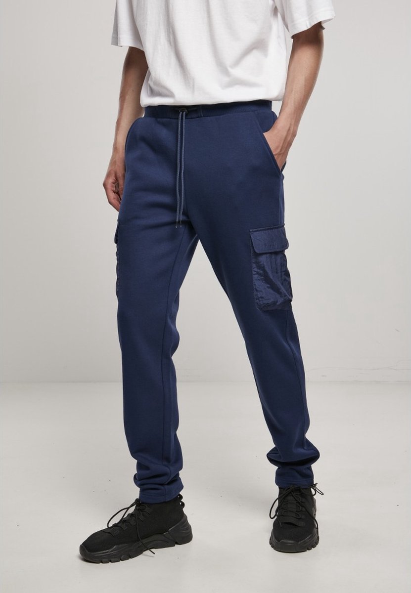 Urban Classics Commuter Heren joggingbroek L Blauw