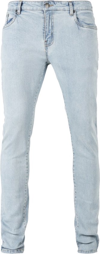 Urban Classics - Slim Fit Zip Skinny jeans - 28/32 inch - Blauw