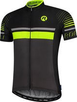 Rogelli Hero - Fietsshirt Korte Mouwen - Heren - Maat XL - Grijs, Zwart, Fluor