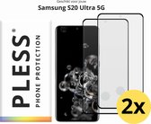 Samsung S20 Ultra Screenprotector Glas - 2x - Pless®