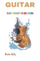 Guitar Coloring Book For Adults: