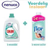 Nenuco Wasmiddel + Nenuco Wasverzachter - Combipakket 1x wasmiddel 1x wasverzachter - Nenuco wasmiddelenpakket