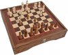 Afbeelding van het spelletje Schaakbord - Schaakspel - Schaakset - Compleet met houten schaakstukken - Bordspel - Volwassenen - Schaken - Chess - 40 x 40 cm
