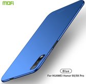 MOFI Frosted PC Ultradunne harde hoes voor Huawei Honor 9X / Honor 9X Pro (blauw)