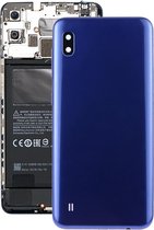 Let op type!! Battery Back Cover with Camera Lens & Side Keys for Galaxy A10 SM-A105F/DS  SM-A105G/DS(Blue)