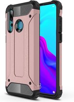 Magic Armor TPU + PC Combinatie Case voor Huawei Nova 4 (Rose Gold)